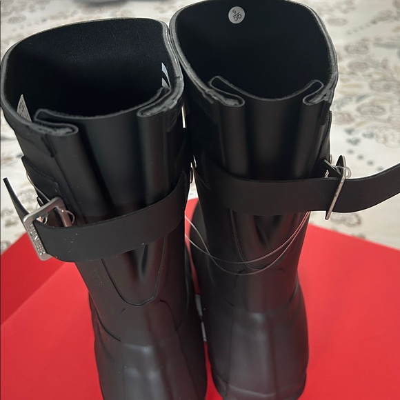 Hunter Wmn’s Original Short Boot, Black Sz 6 - Picture 3 of 7